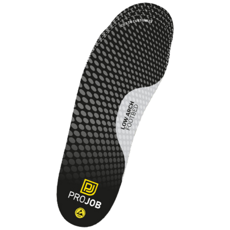 Projob Workwear 9519 Insole Arch Supp. Low Black 649519