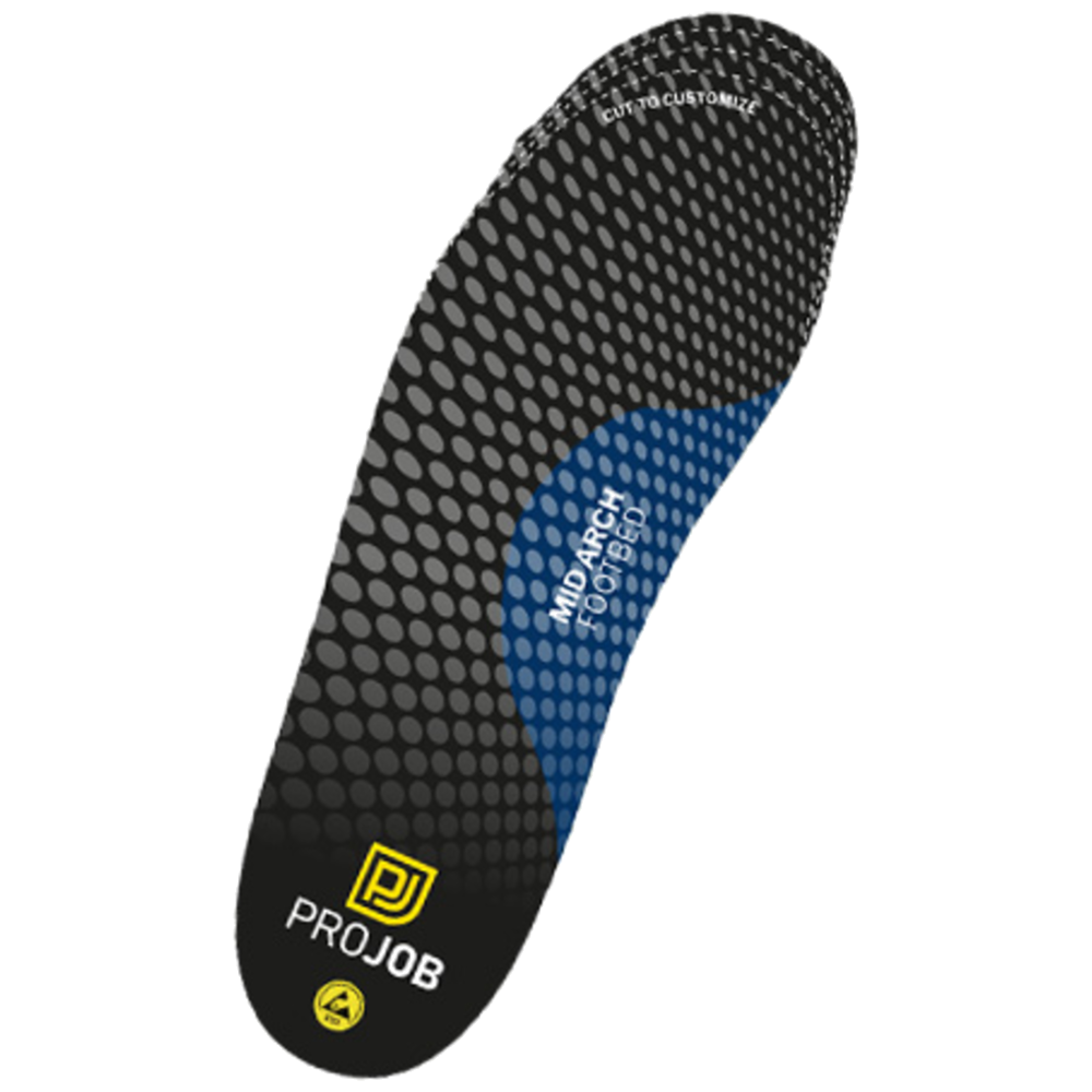 Projob Workwear 9520 Innensohle Arch Supp. Mittelschwarz 649520