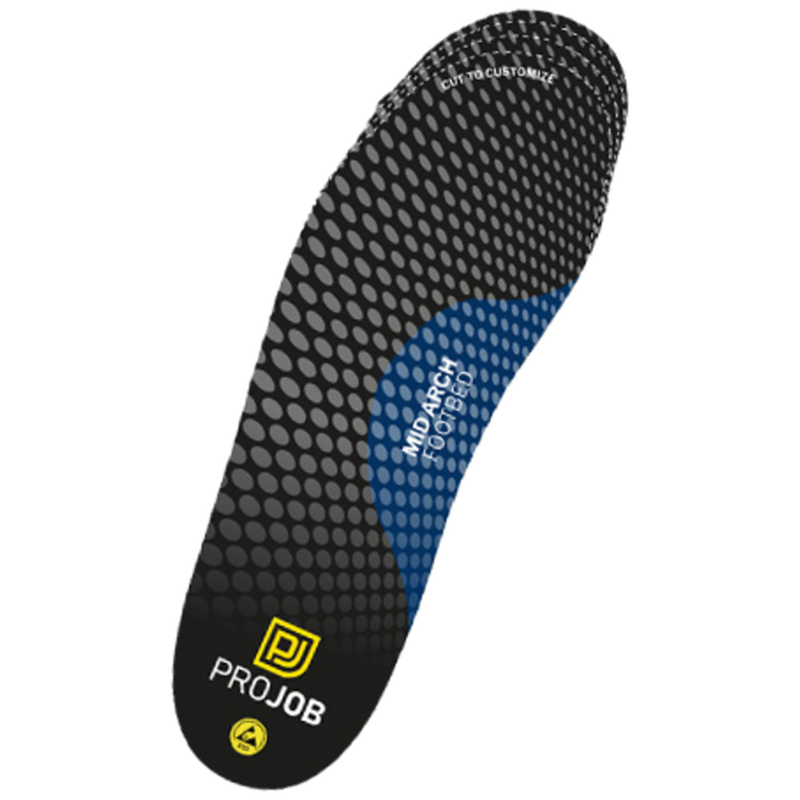 Projob Workwear 9520 Insole Arch Supp. Mid Black 649520