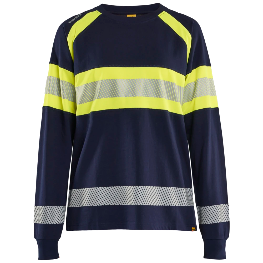 bl3610_blaklader-dames-t-shirt-lange-mouwen-high-vis-3610-1030
