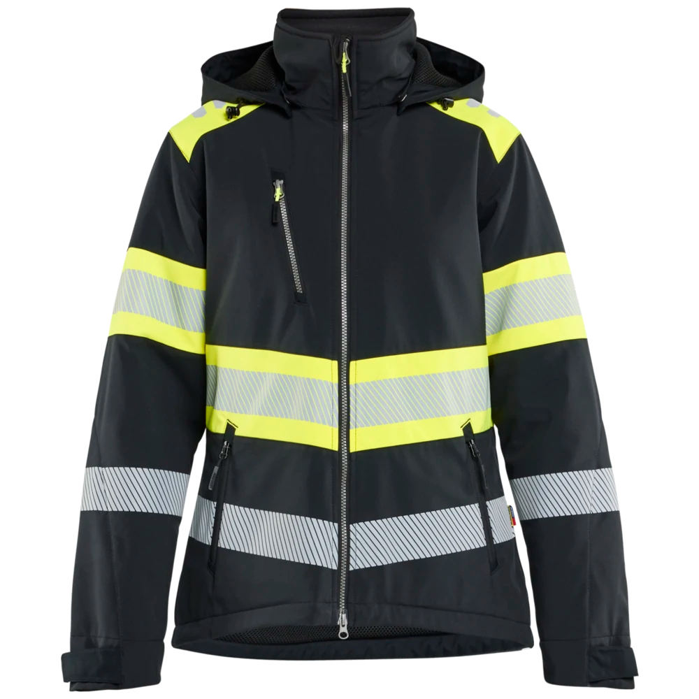 bl4406-9933_blaklader-dames-lichtgewicht-softshell-jack-gevoerd-high-vis-4406-2513-zwarthigh-vis-geel