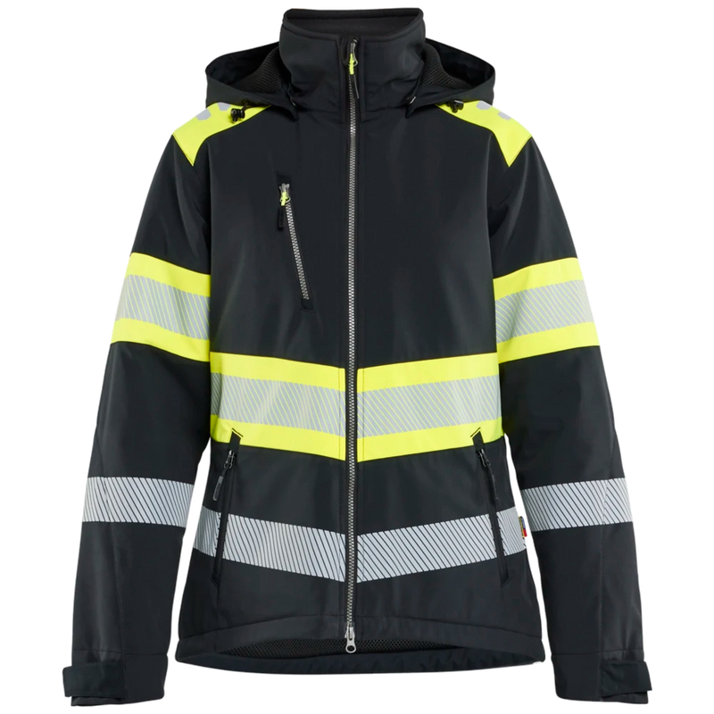 bl4406-9933_blaklader-dames-lichtgewicht-softshell-jack-gevoerd-high-vis-4406-2513-zwarthigh-vis-geel