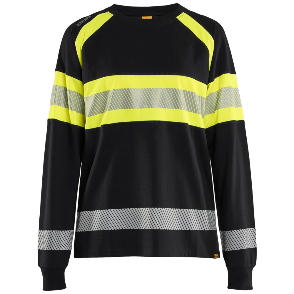bl3610-9933_blaklader-dames-t-shirt-lange-mouwen-high-vis-3610-1030-zwarthigh-vis-geel