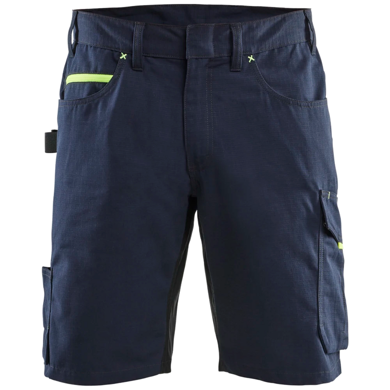 1499-8633_blaklader-service-korte-werkbroek-navygeel
