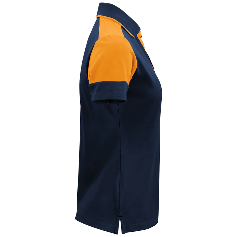 pt5025_printer-prime-polo-dames-22650252265025-6031-primepololady-navyorange-side-2