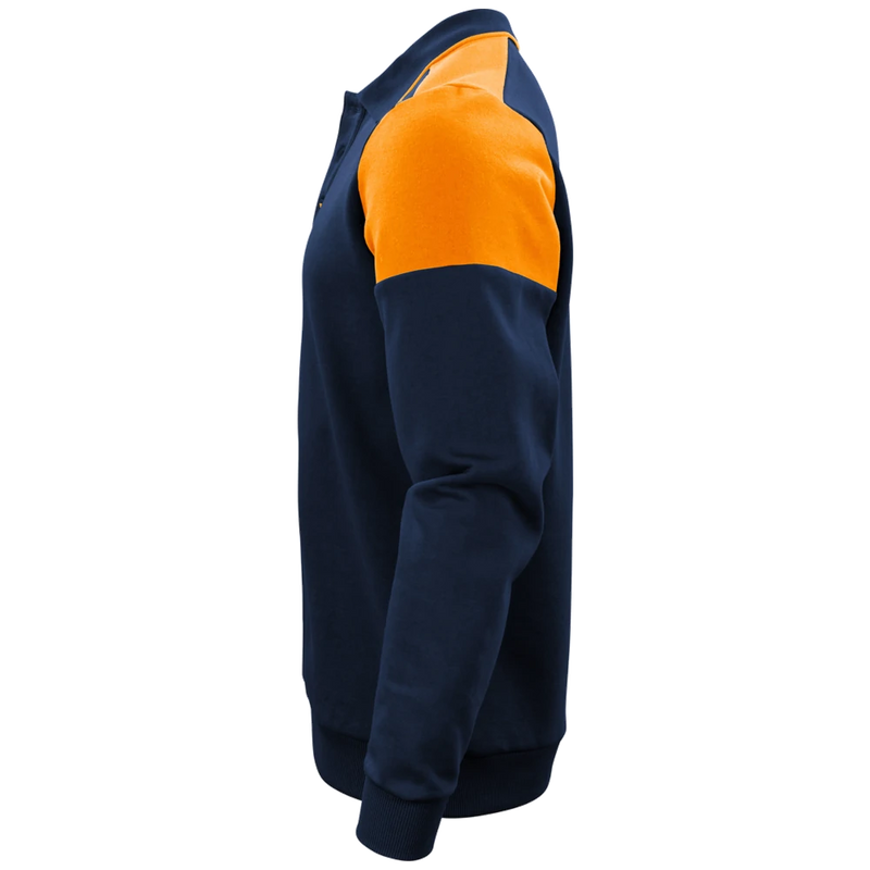 pt2060_printer-prime-polosweater-unisex-22620602262060-6031-primepolosweater-navyorange-left