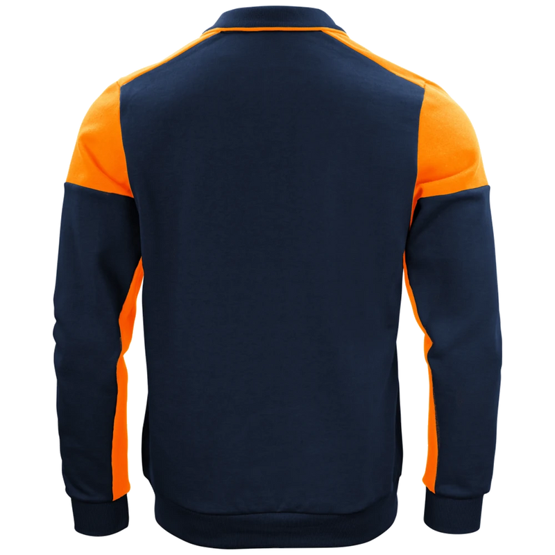pt2060_printer-prime-polosweater-unisex-22620602262060-6031-primepolosweater-navyorange-back