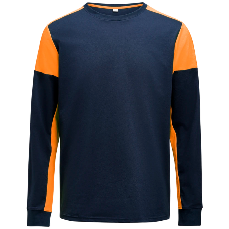 pt4036-6031_printer-prime-t-shirt-long-sleeve-t-shirt-heren-2264036-navy-high-vis-oranje-longsleeve-front