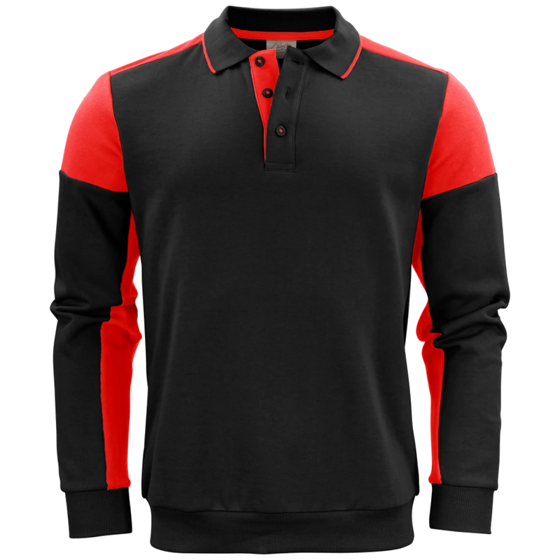 pt2060-9040_printer-prime-polosweater-unisex-2262060-zwart-rood-primepolosweater-blackred-front