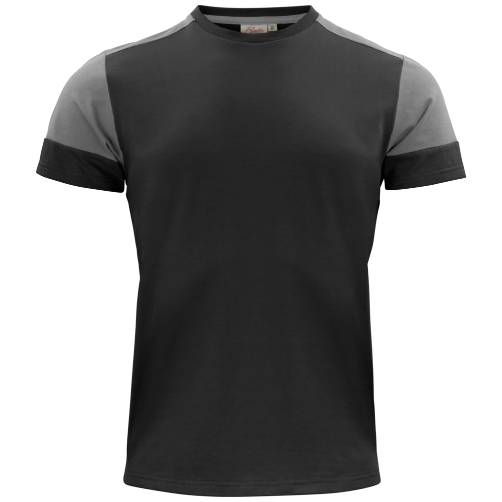 pt4030-9093_printer-prime-t-shirt-heren-2264030-zwart-staalgrijs-primet-blackanthracite-front
