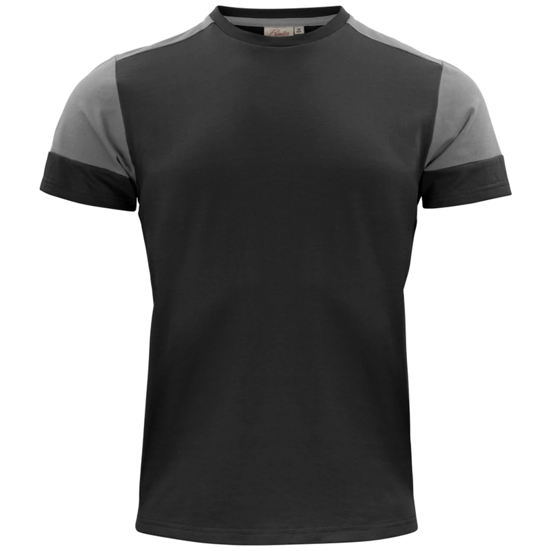 pt4030-9093_printer-prime-t-shirt-heren-2264030-zwart-staalgrijs-primet-blackanthracite-front