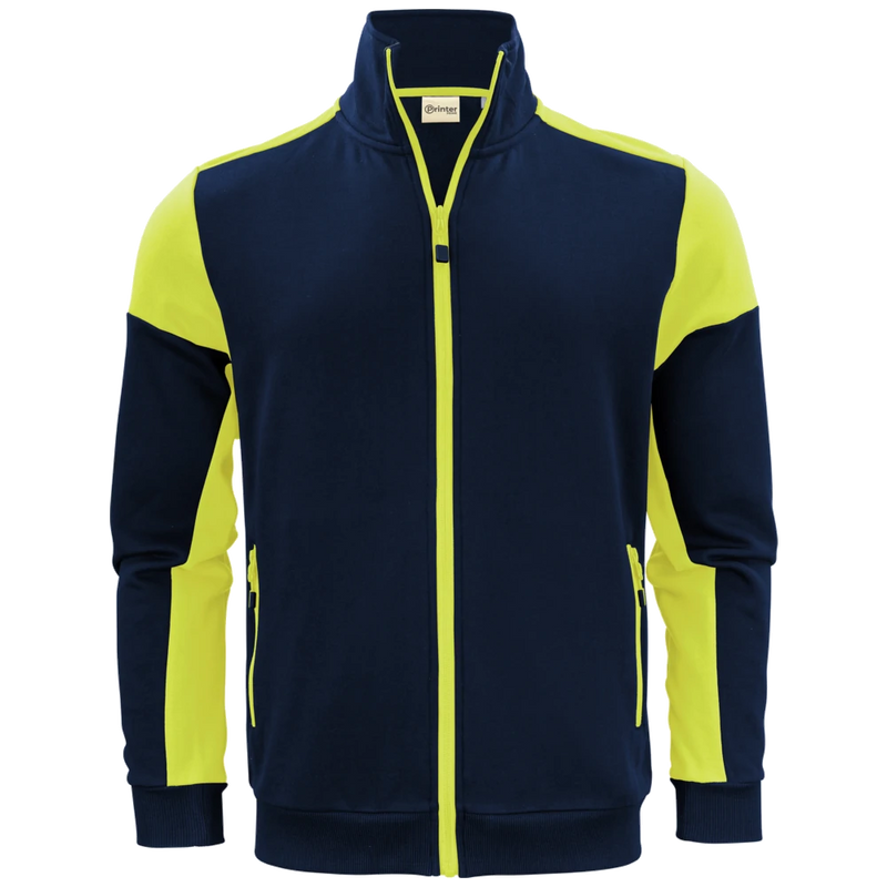 pt2061-6021_printer-prime-sweater-volledige-rits-heren-2262061-navy-high-vis-geel-primesweatvest-navyyellow-front