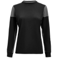 pt4037-9093_printer-prime-t-shirt-long-sleeve-t-shirt-dames-2264037-zwart-staalgrijs-primet-shirtlslady-front