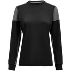 pt4037-9093_printer-prime-t-shirt-long-sleeve-t-shirt-dames-2264037-zwart-staalgrijs-primet-shirtlslady-front