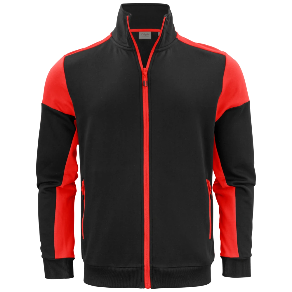 pt2061-9040_printer-prime-sweater-volledige-rits-heren-2262061-zwart-rood-primesweatvest-blackred-front