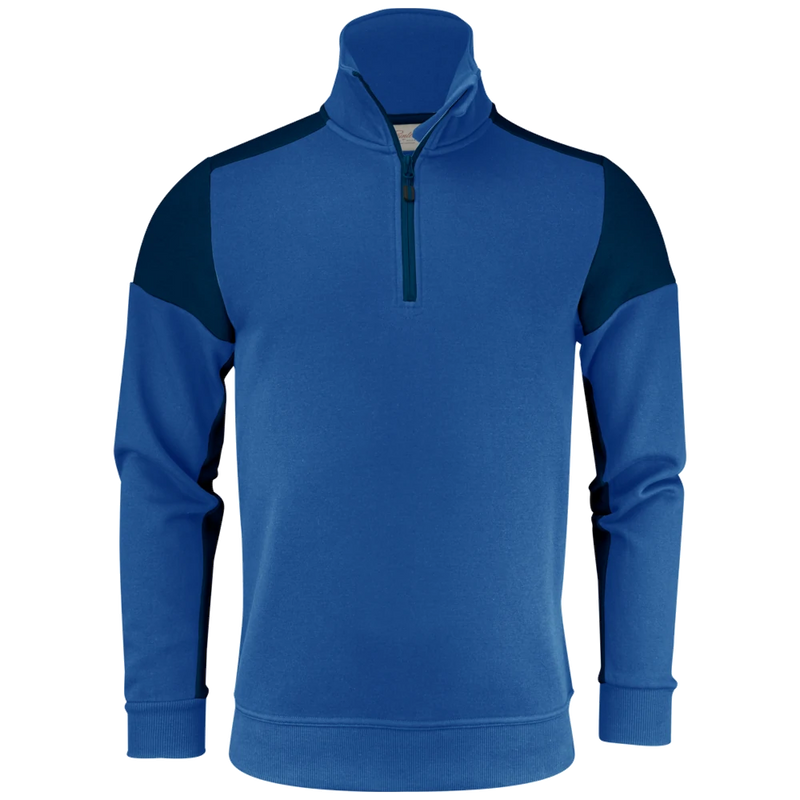 pt2069-5360_printer-prime-sweater-halve-rits-unisex-2262069-kobalt-marine-prime-halfzip-front
