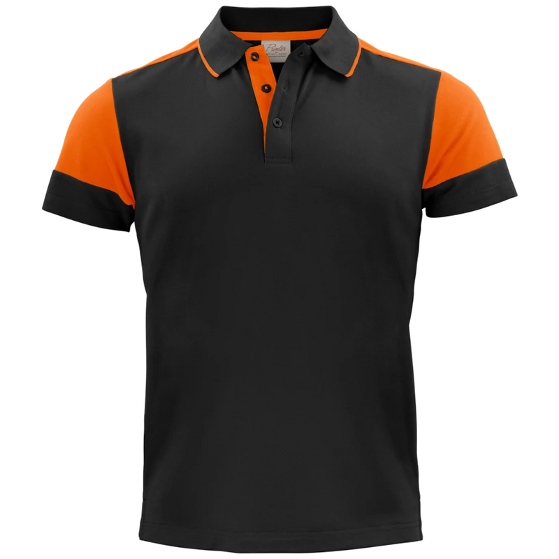 pt5024-9030_printer-prime-polo-heren-2265024-zwart-oranje-primepolo-blackorange-front