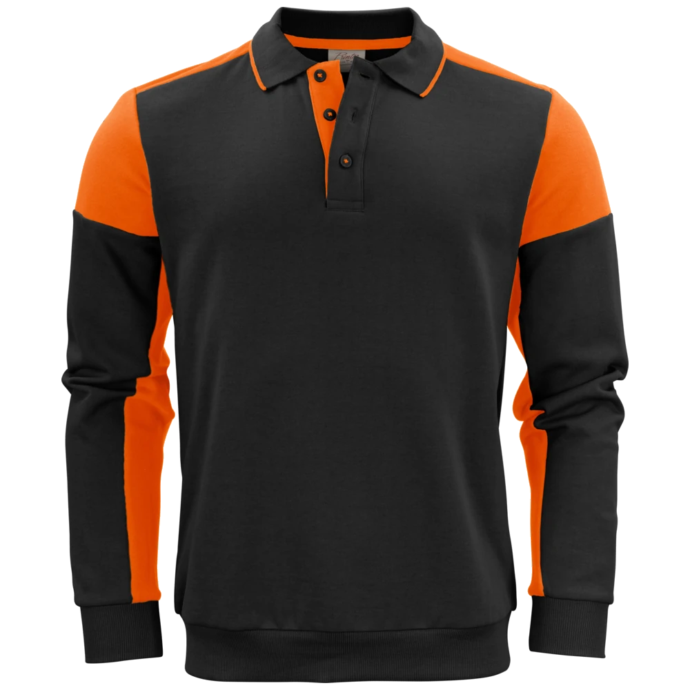 pt2060-9030_printer-prime-polosweater-unisex-2262060-zwart-oranje-primepolosweater-blackorange-front