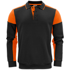 pt2060-9030_printer-prime-polosweater-unisex-2262060-zwart-oranje-primepolosweater-blackorange-front