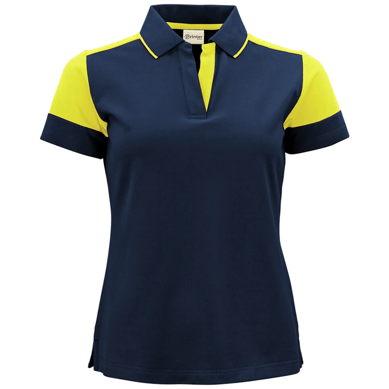 pt5025-6021_printer-prime-polo-dames-2265025-navy-high-vis-geel-primepolo-navyyellow-front