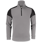 pt2069-9390_printer-prime-sweater-halve-rits-unisex-2262069-staalgrijs-zwart-prime-halfzip-front