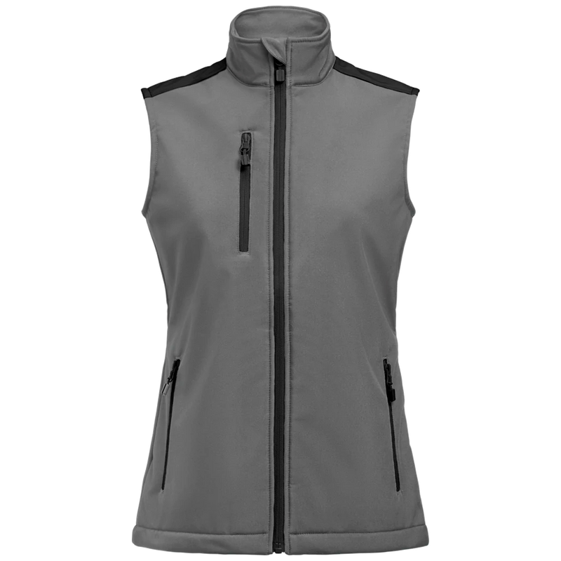 pt1084-9390_printer-prime-bicolor-softshell-bodywarmer-dames-2261084-staalgrijs-zwart-primesoftshellvestlady-front