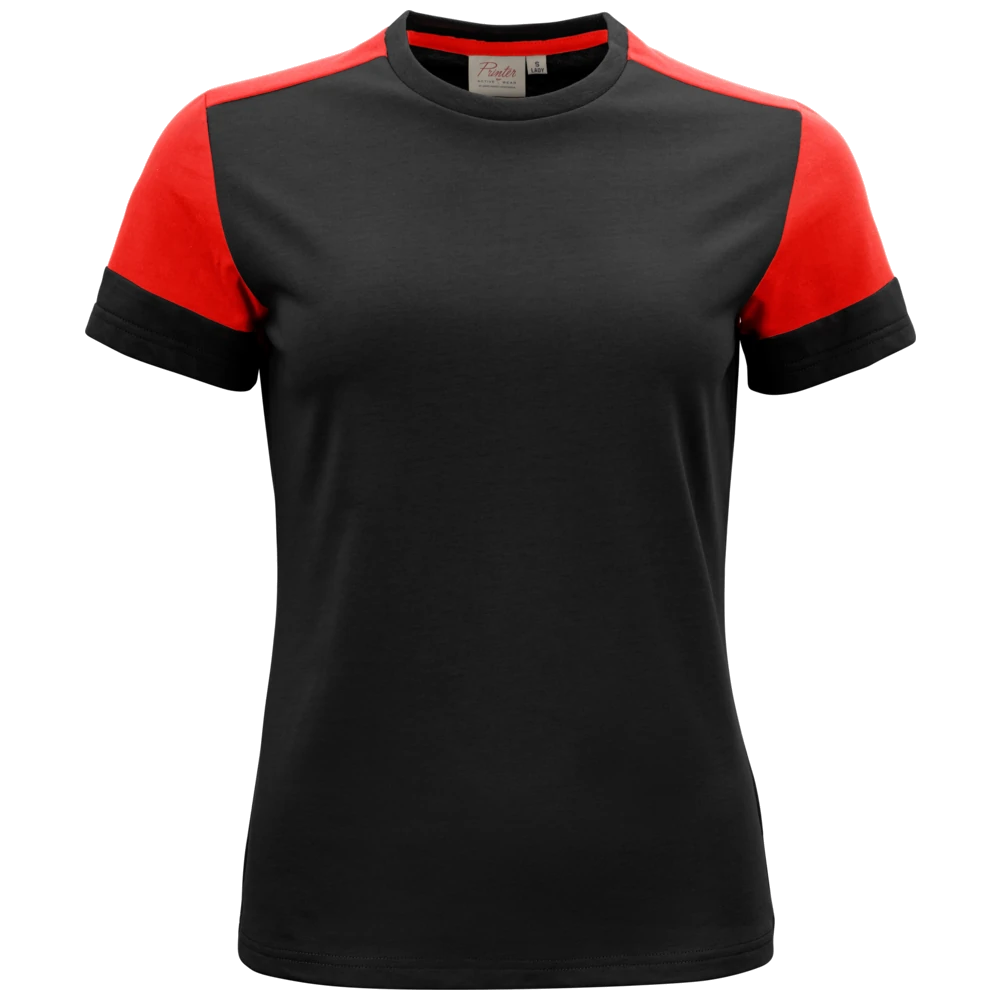 pt4031-9040_printer-prime-t-shirt-dames-2264031-zwart-rood-primetlady-blackred-front