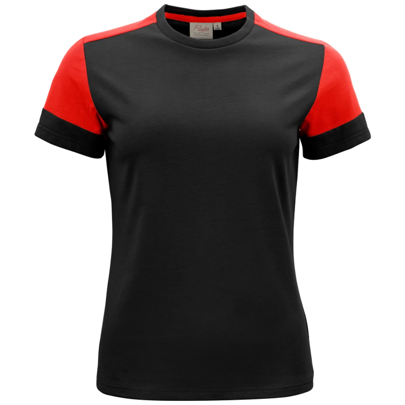 pt4031-9040_printer-prime-t-shirt-dames-2264031-zwart-rood-primetlady-blackred-front