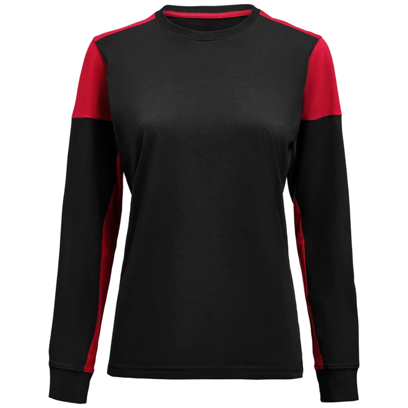pt4037-9040_printer-prime-t-shirt-long-sleeve-t-shirt-dames-2264037-zwart-rood-primet-shirtlslady-front
