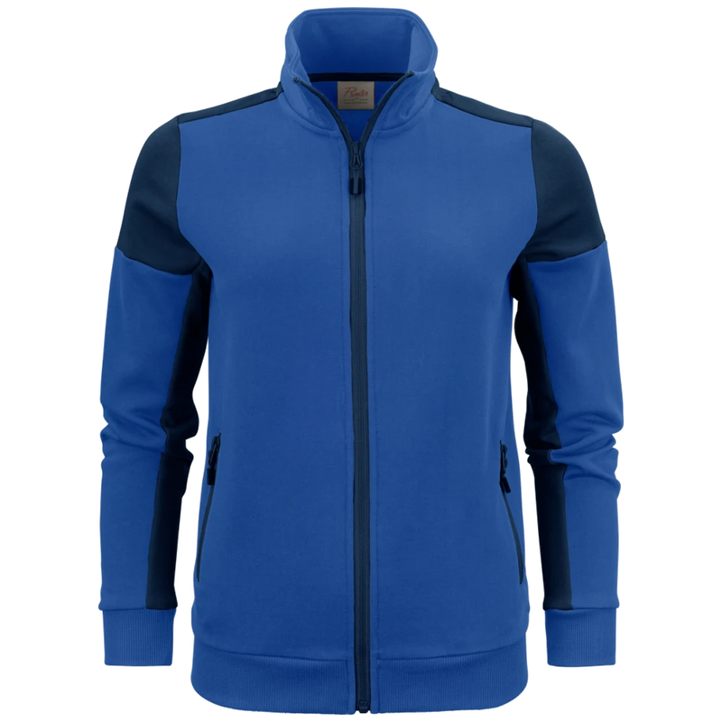 pt2062-5360_printer-prime-sweater-volledige-rits-dames-2262062-kobalt-marine-primesweatvestlady-kobaltnavy-front