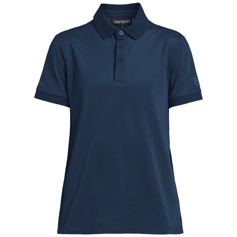 tn8217-964_tenson-txlite-tri-blend-polo-dames-465018217-donkerblauw-txlitetriblendpolowomen-front-midnightnavy