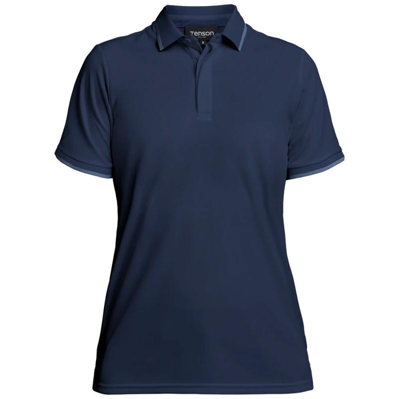 tn8078-590_tenson-txlite-quickdry-polo-dames-465018078-dark-navy-txliteqdrypolodarknavy-front