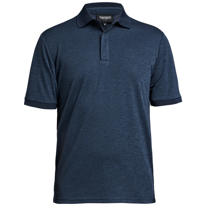 tn8060-590_tenson-txlite-melange-polo-heren-465018060-dark-navy-txlitemelangepolo-front-darknavy