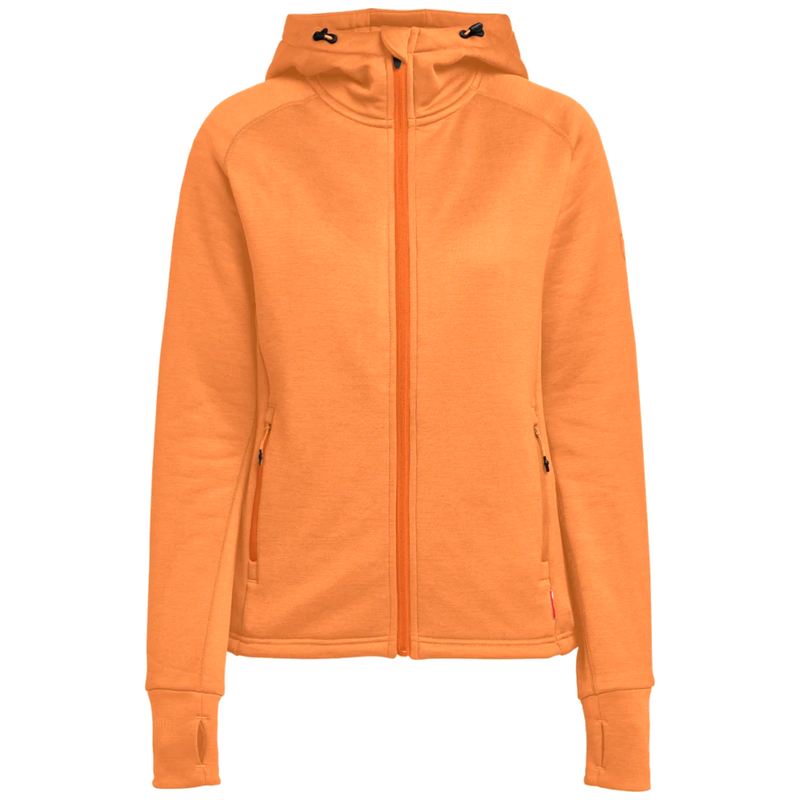 tn7402-217_tenson-txlite-hoodie-dames-465017402-donker-oranje-txlitemidlayerhoodiewomen-front-amberglow