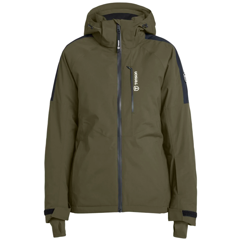 tn7093-680_tenson-core-ski-jas-dames-465017093-olijfgroen-core-ski-jacket-olive-front