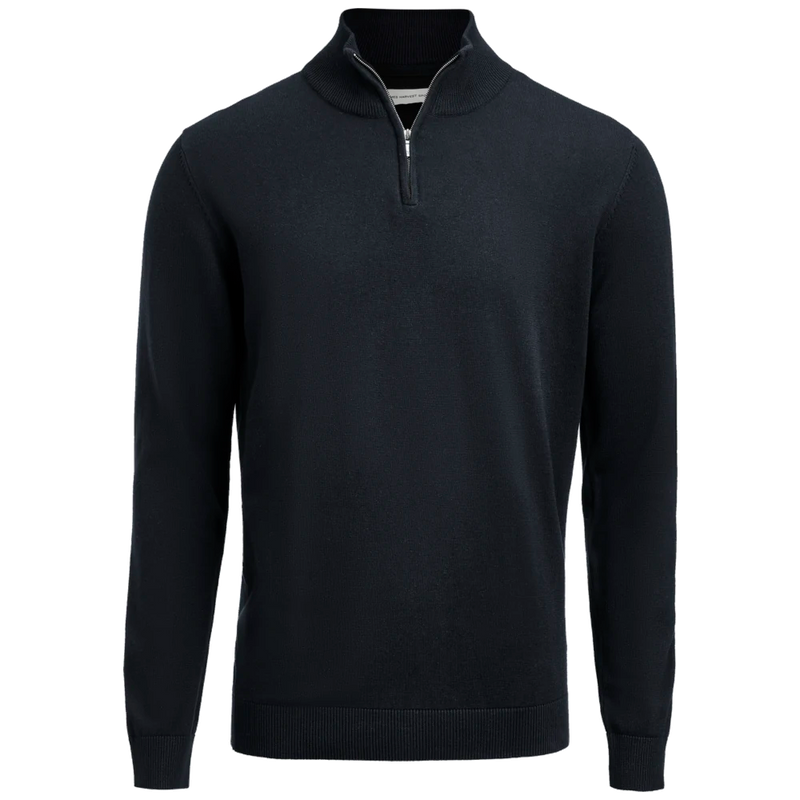 j112515-600_james-harvest-ashland-halfzip-gebreide-sweater-unisex-2112515-marine-ashlandhalfzip-front