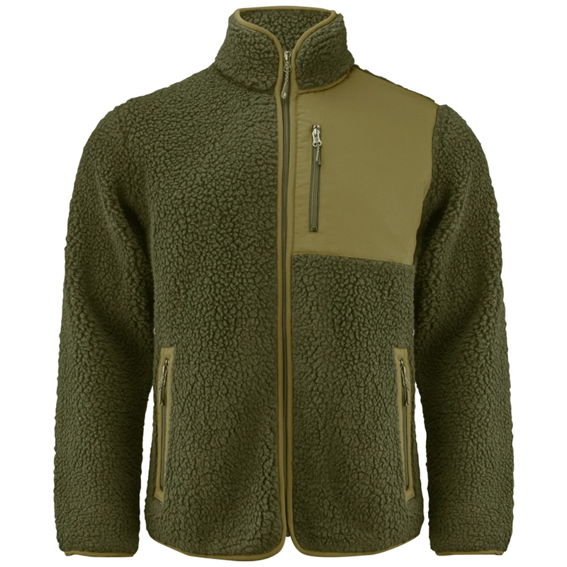 j111500-704_james-harvest-kingsley-fleece-jas-heren-2111500-mosgroen-kingsley-pile-fleece-front