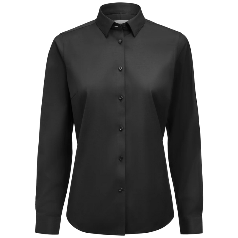 j900205-900_james-harvest-frost-green-bow-02-twill-stretch-dames-blouse-contemporary-2900205-zwart-front