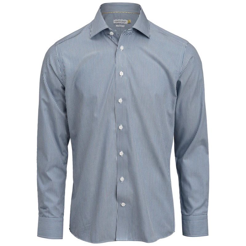 j905002-601_james-harvest-frost-yellow-bow-50-overhemd-slim-fit-heren-2905002-navy-streep-yb5s-front