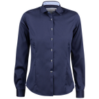 j902003-605_james-harvest-frost-red-bow-20-dames-blouse-2902003-navy-lichtblauw-redbow20-front