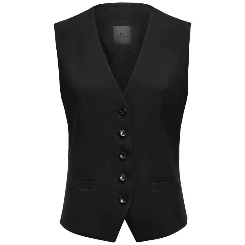 j962313-900_james-harvest-frost-signature-vest-dames-2962313-zwart-signaturewomansvest-front