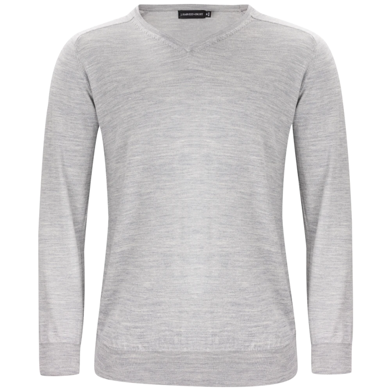j930101-910_james-harvest-frost-merinov-gebreide-sweater-heren-2930101-lichtgrijsmelange-merinovneck-front