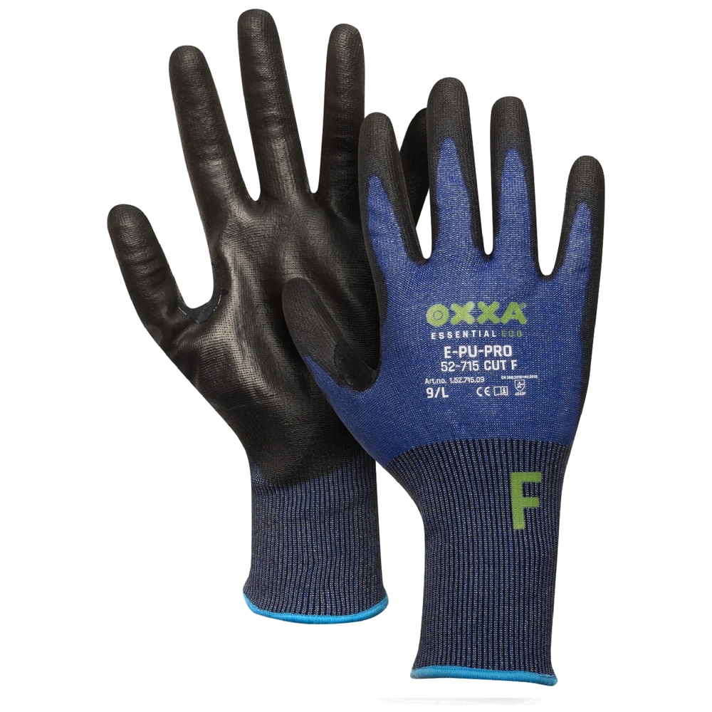152715-bl_oxxa-essential-eco-e-pu-pro-cut-f-52-715-handschoen-blauw