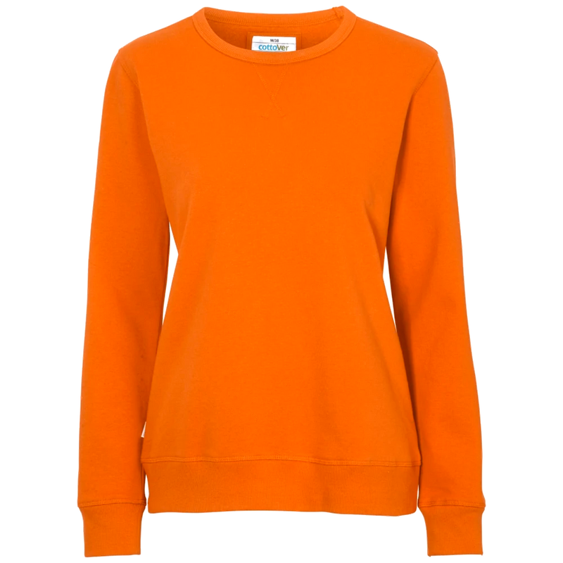 ct1004-290_cottover-sweater-crewneck-dames-gots-gecertificeerd-141004-oranje-crew-neck-lady-orange-front