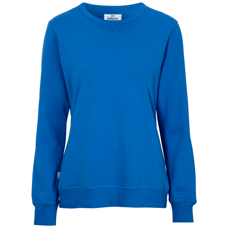 ct1004-767_cottover-sweater-crewneck-dames-gots-gecertificeerd-141004-koninklijk-blauw-crew-neck-lady-royal-front
