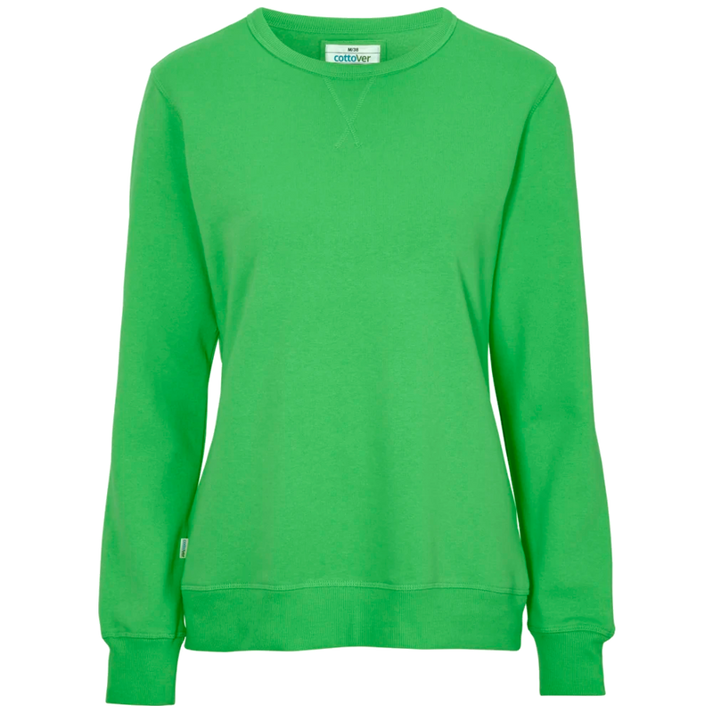 ct1004-645_cottover-sweater-crewneck-dames-gots-gecertificeerd-141004-groen-crew-neck-lady-green-front