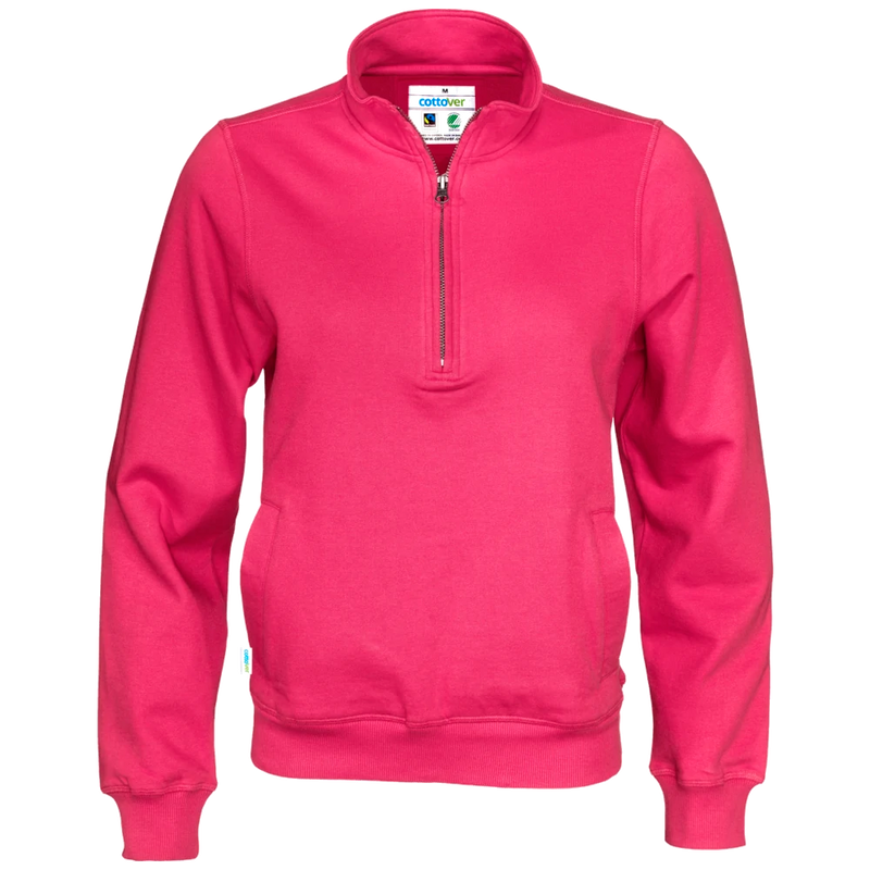 ct1012-435_cottover-sweater-half-zip-unisex-gots-gecertificeerd-141012-kersrood-cvc-sweat-shirt-half-zip-men-f-darkcerise