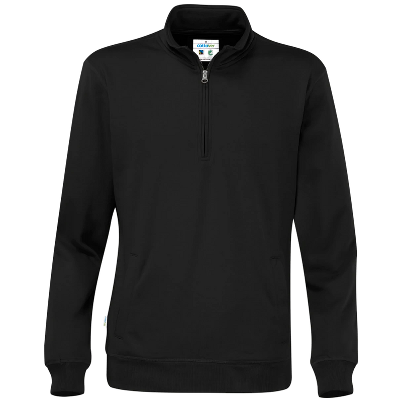 ct1012-990_cottover-sweater-half-zip-unisex-gots-gecertificeerd-141012-zwart-cvc-half-zip-unisex-f-black