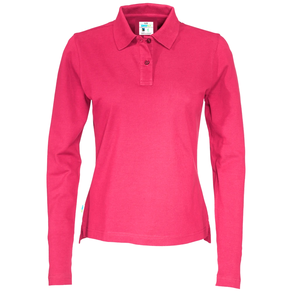 ct1017-435_cottover-polo-pique-long-sleeve-dames-gots-gecertificeerd-141017-kersrood-polo-ls-pique-lady-f-darkcerise