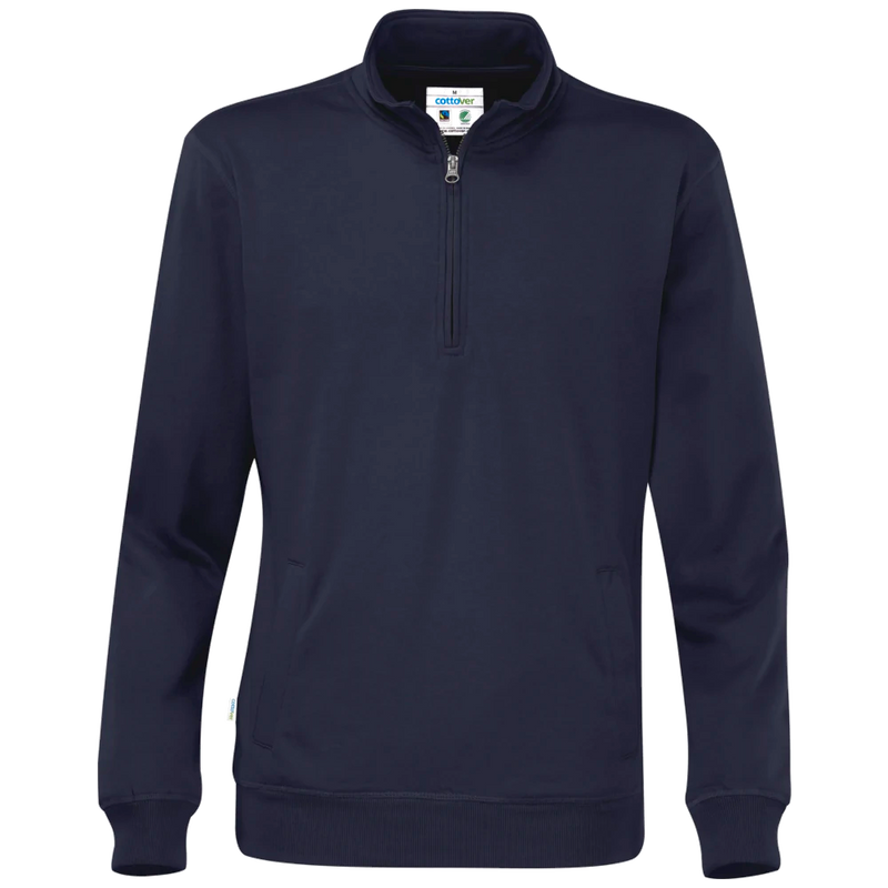 ct1012-855_cottover-sweater-half-zip-unisex-gots-gecertificeerd-141012-marine-cvc-half-zip-unisex-f-navy